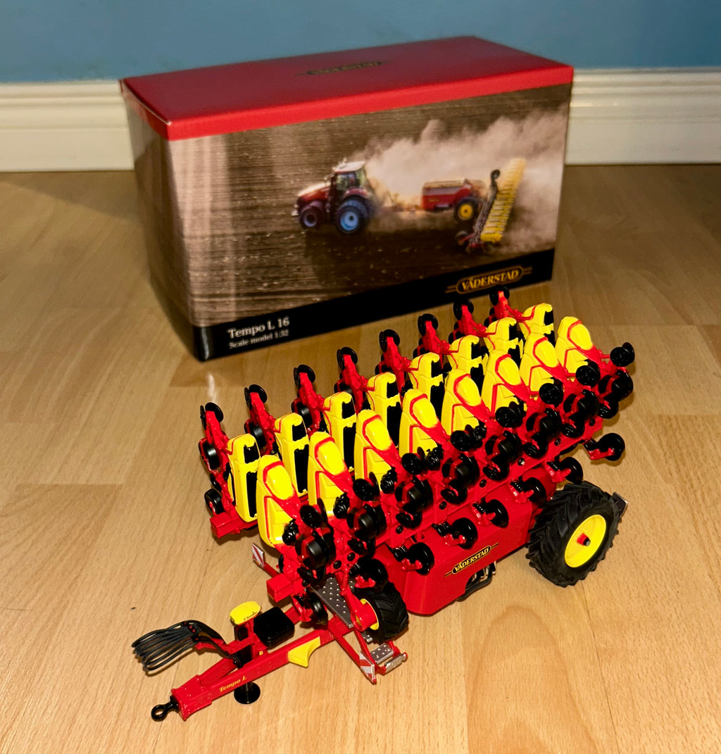 USK Scale Models Vaderstad Tempo L 16 1:32 Scale Drill