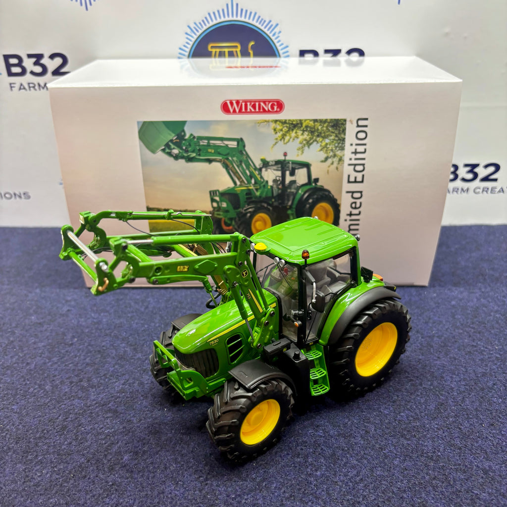 Wiking John Deere 7530 With Front Loader 1:32 Scale Limited Edition