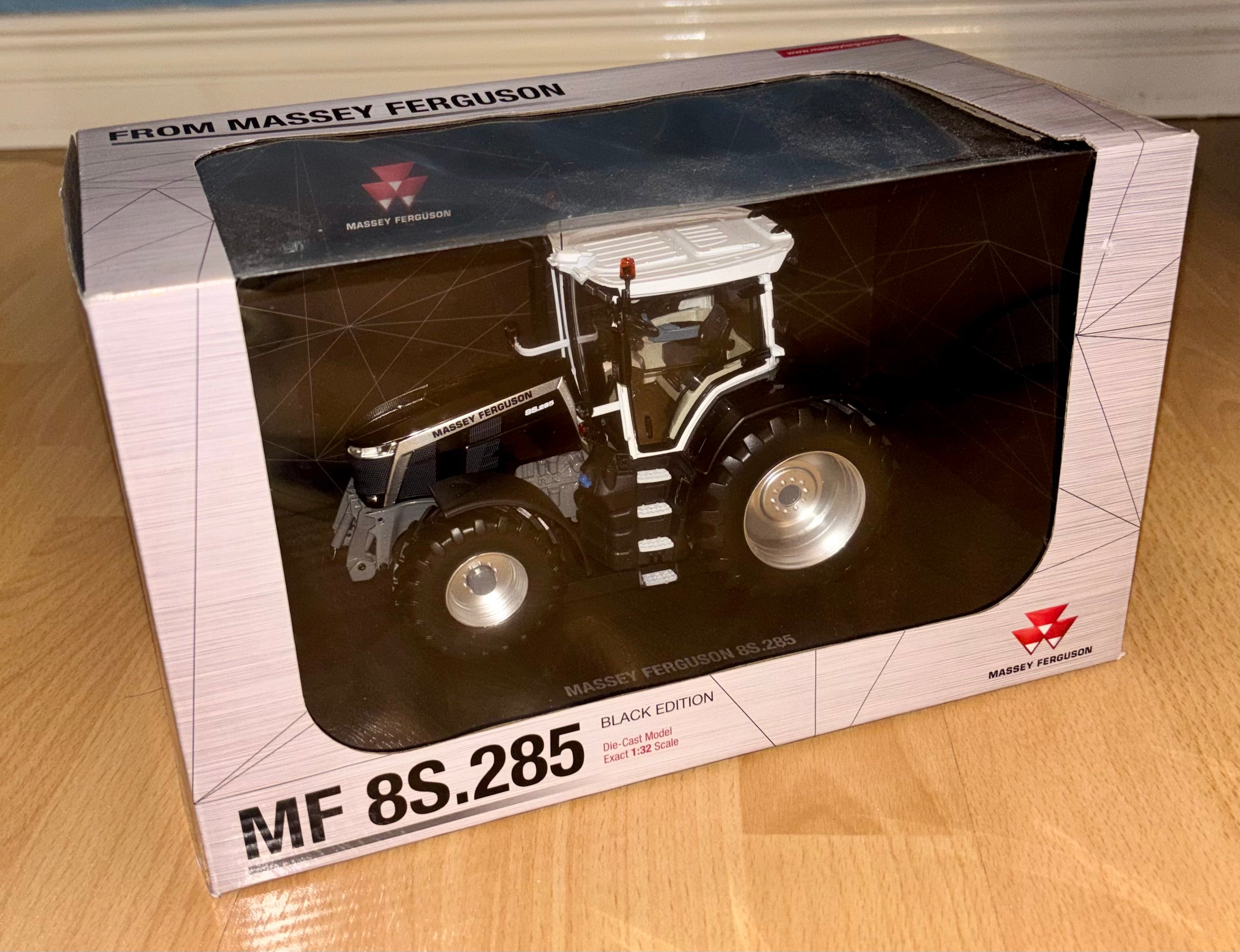 Universal Hobbies Massey Ferguson 8s.285 Black Edition 1:32 Scale Tractor