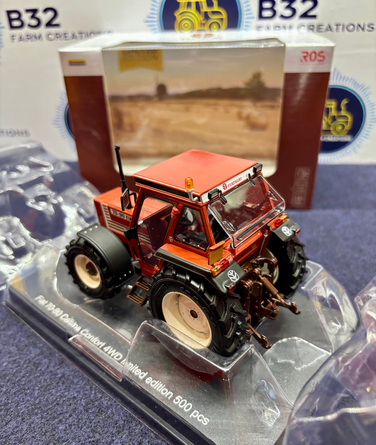 ROS FIat 70-90 SuperComfort Cab 4wd Tractor 1:32 Scale