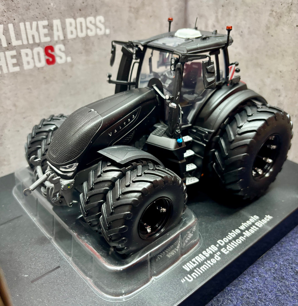 UNIVERSAL HOBBIES 1:32 SCALE VALTRA S416 UNLIMITED MATT BLACK EDITION