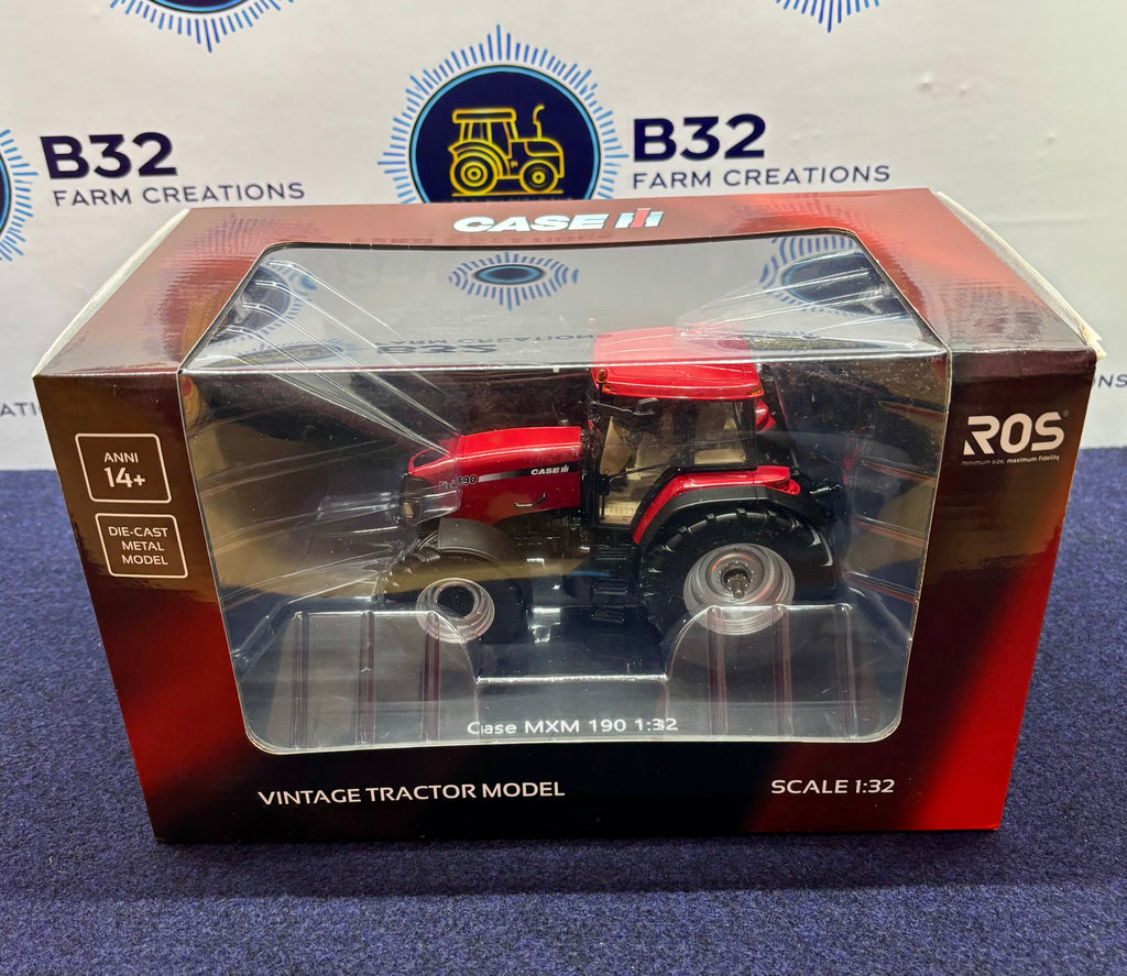 ROS 1:32 SCALE CASE IH MXM 190 COMPLETE WITH FRONT LINKAGE