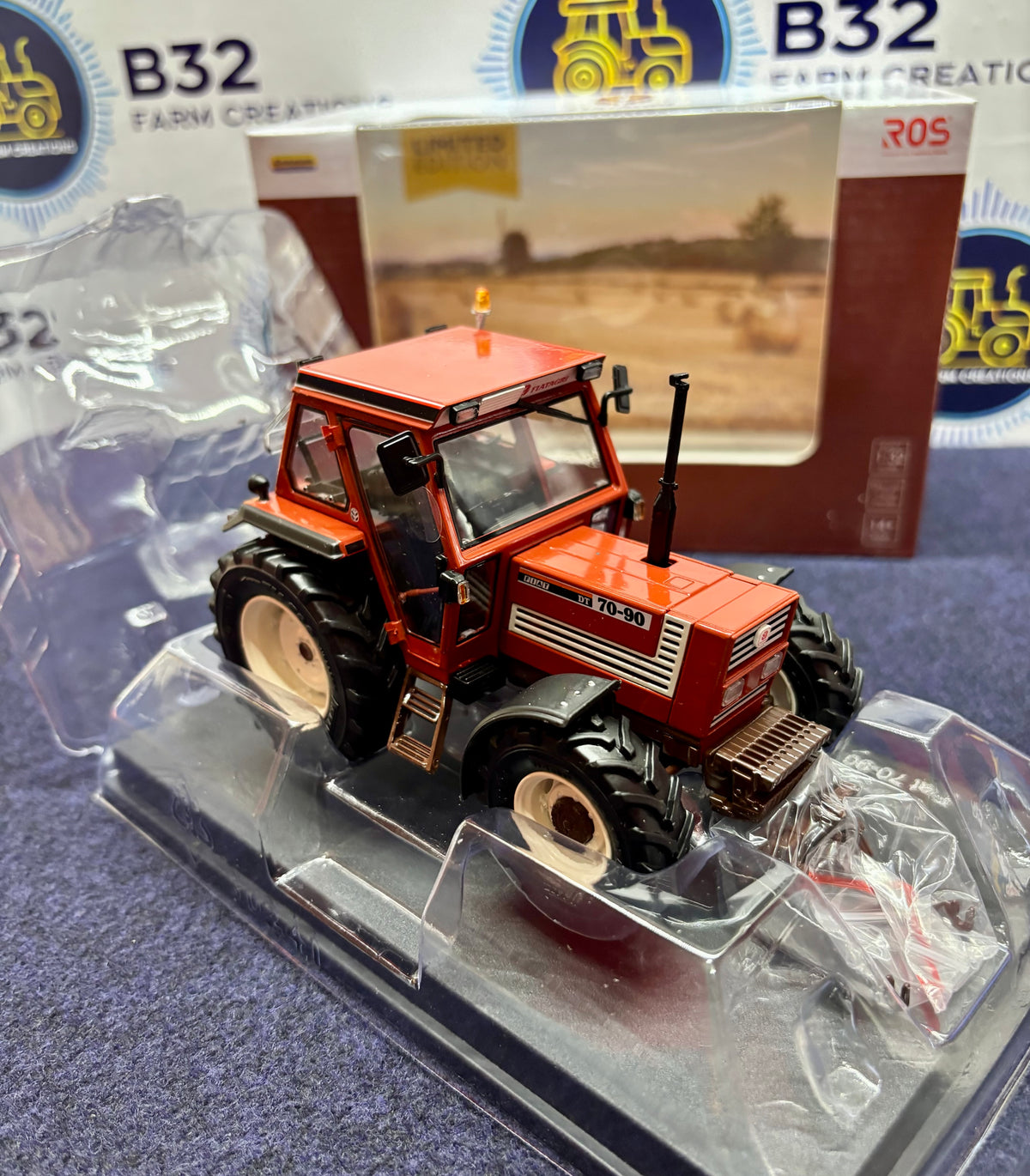 ROS FIat 70-90 SuperComfort Cab 4wd Tractor 1:32 Scale