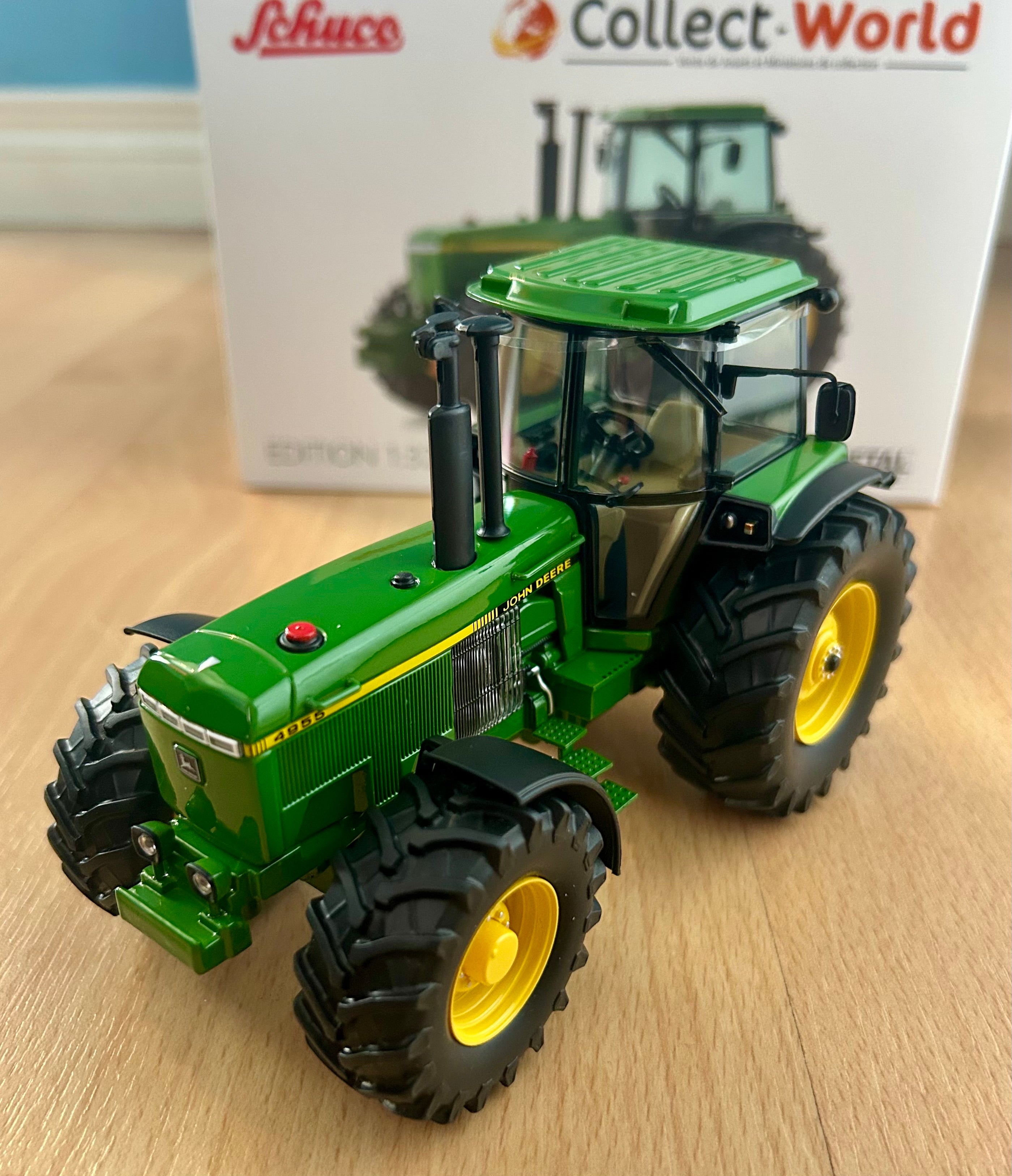 SCHUCO 1:32 SCALE JOHN DEERE 4955 TRACTOR - LIMITED EDITION