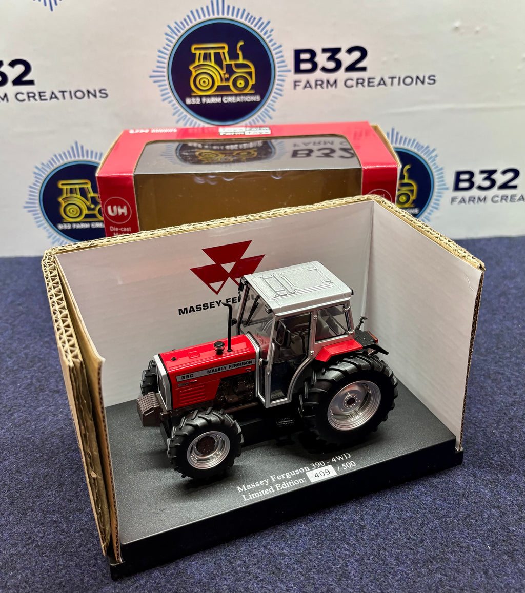 Universal Hobbies Massey Ferguson 390 4WD Tractor 1:32 Scale
