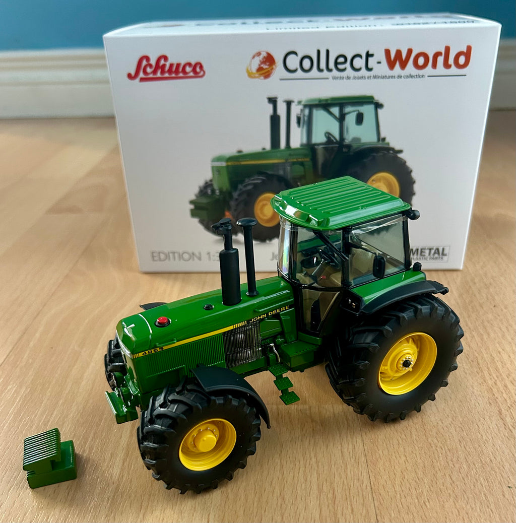 SCHUCO 1:32 SCALE JOHN DEERE 4955 TRACTOR - LIMITED EDITION