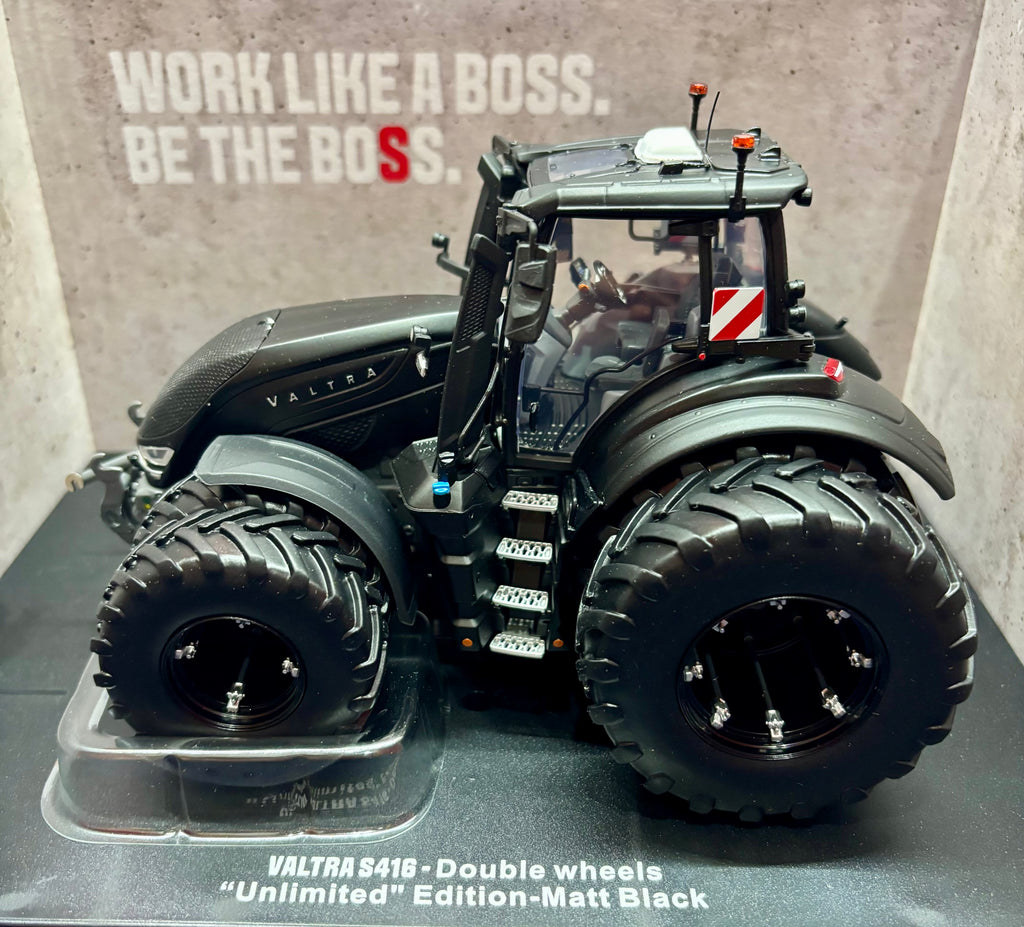 UNIVERSAL HOBBIES 1:32 SCALE VALTRA S416 UNLIMITED MATT BLACK EDITION