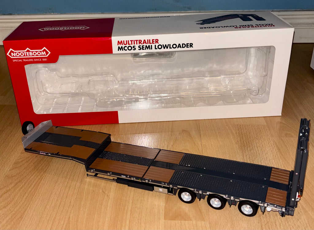 MARGE MODELS NOOTEBOOM BLACK LOW LOADER 1:32 SCALE