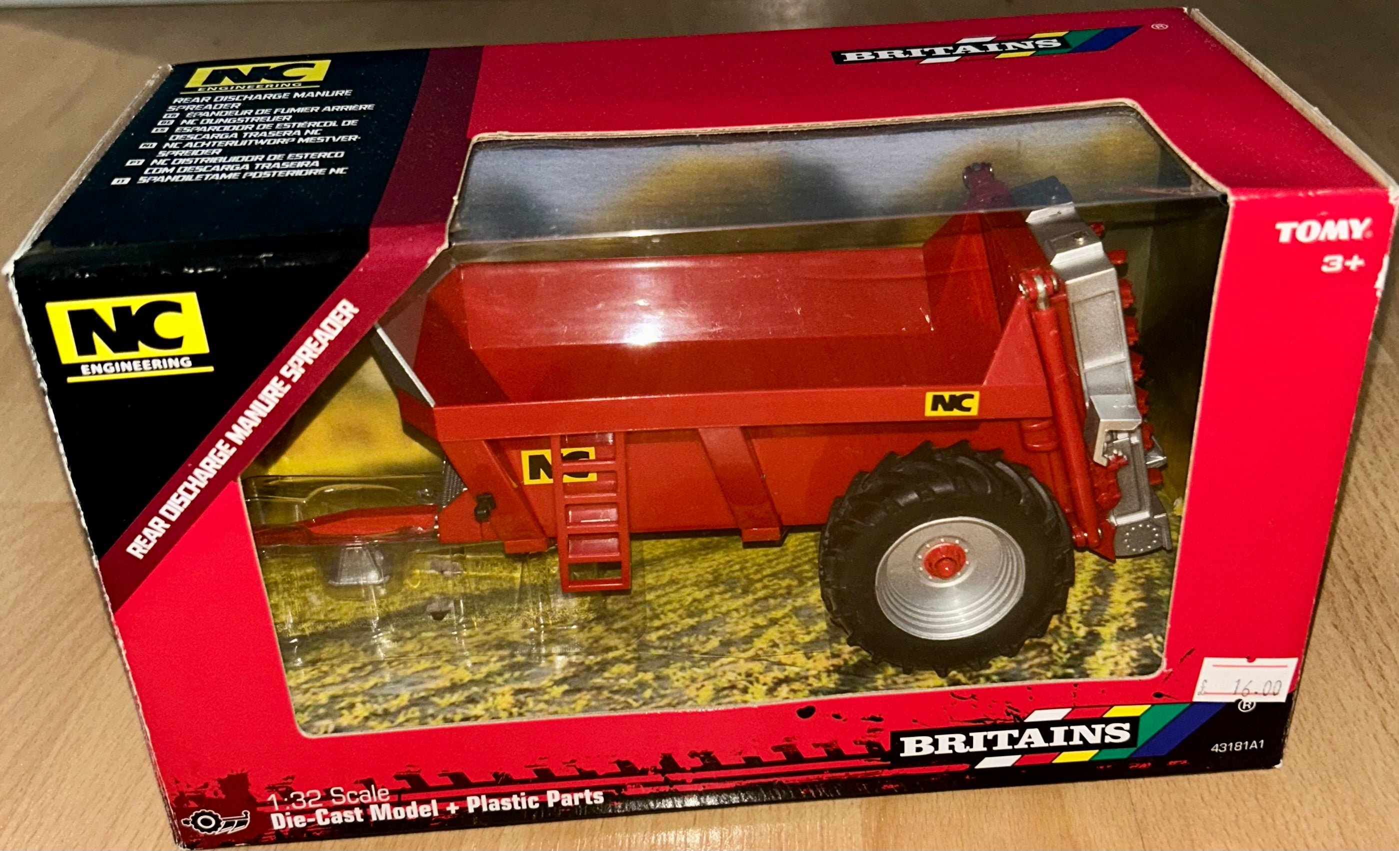 Britains NC Muck Spreader 1:32 Scale