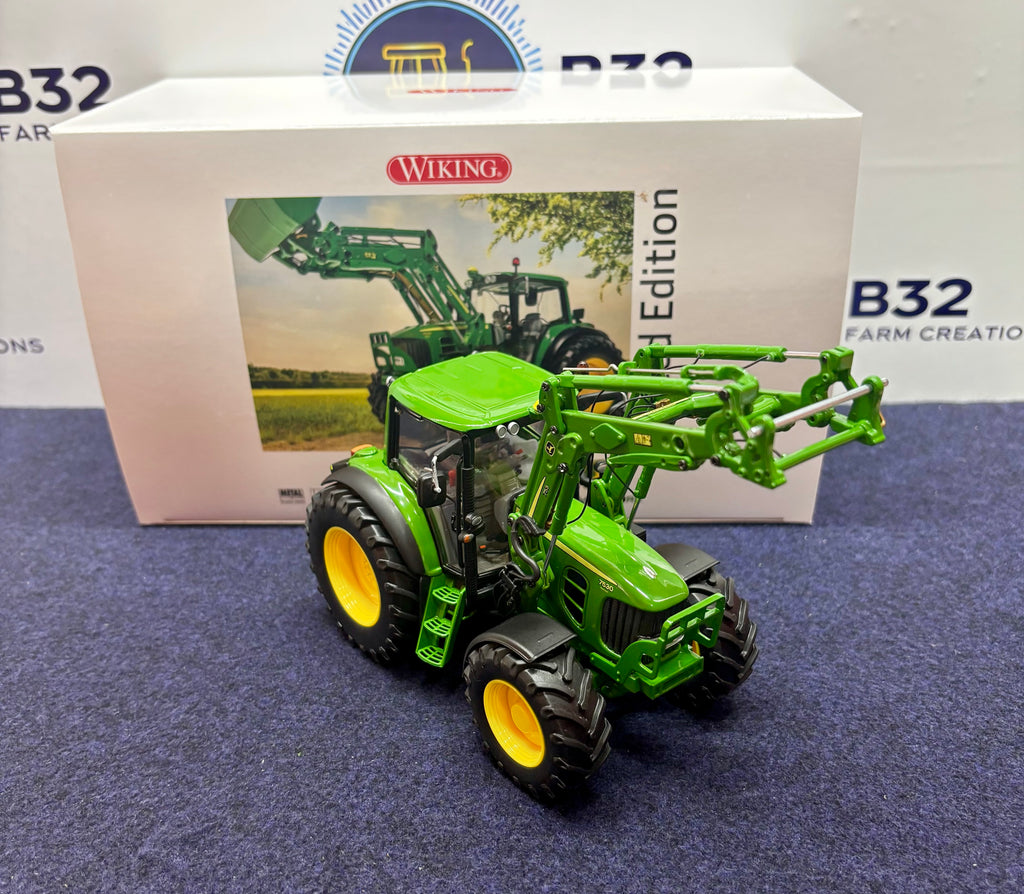 Wiking John Deere 7530 With Front Loader 1:32 Scale Limited Edition