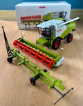 WIKING 1:32 SCALE CLAAS TUCANO 570 COMBINE HARVESTER WITH HEADER AND TRAILER