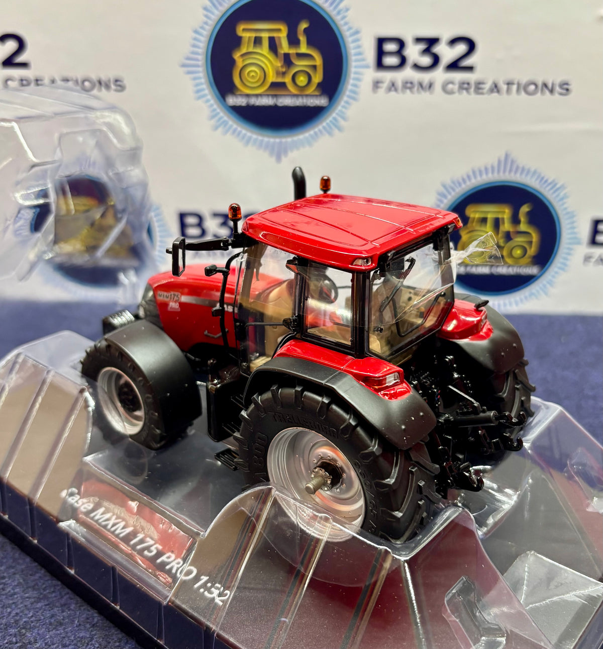 ROS 1:32 SCALE CASE IH MXM 175 PRO COMPLETE WITH FRONT WEIGHT