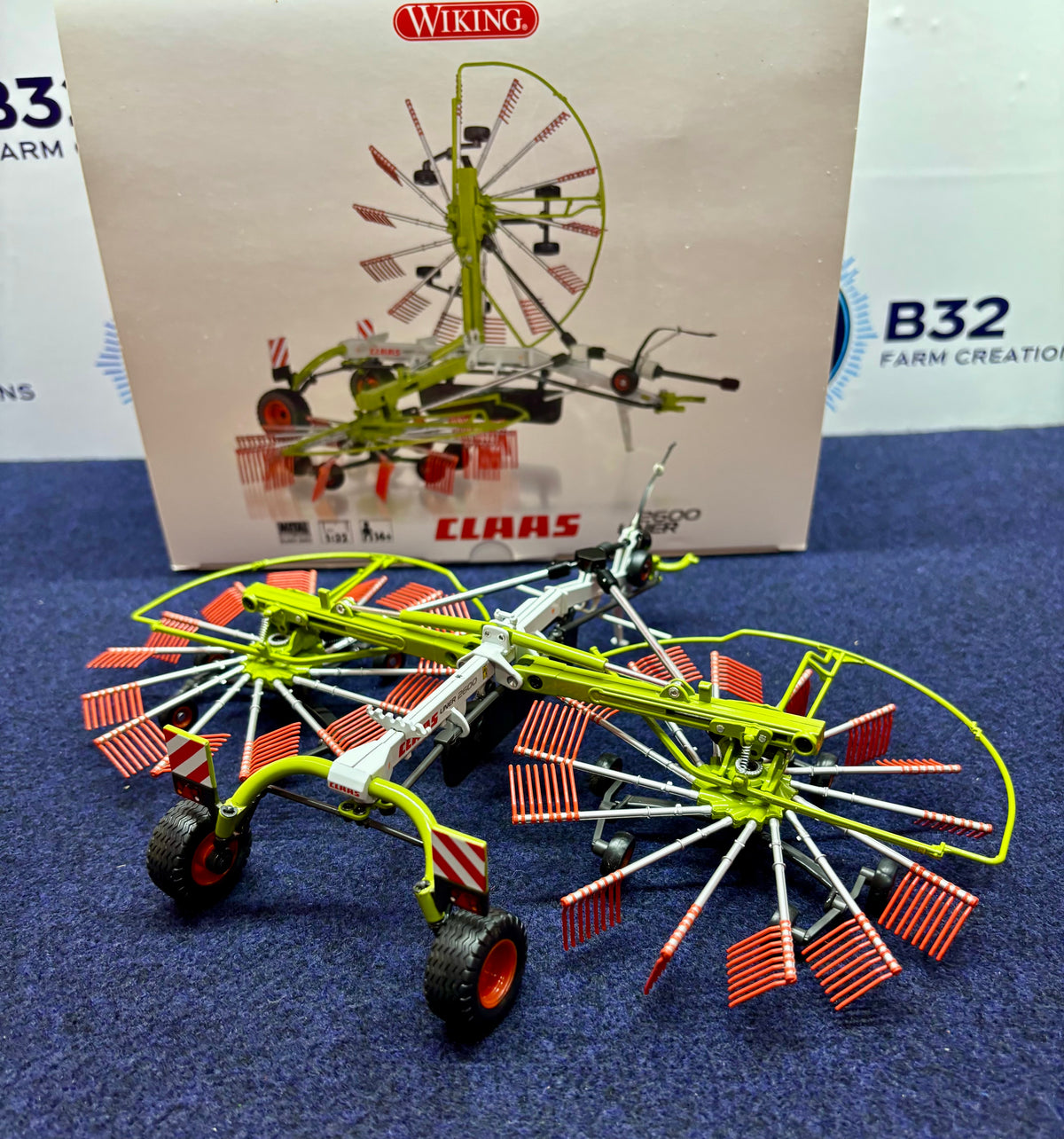 Rare - Wiking Claas Liner 2600 Rake 1:32 Scale