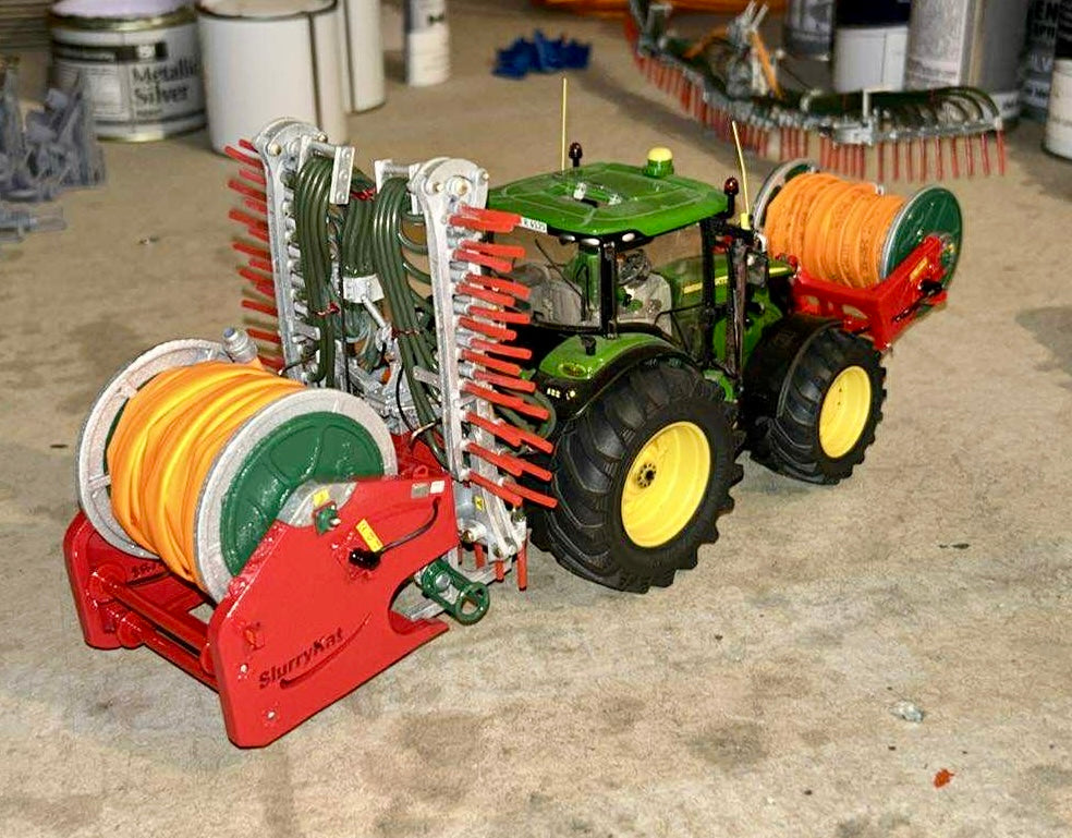 Scratchbuilt 1200m umbilical Rear Reeler 1:32 Scale