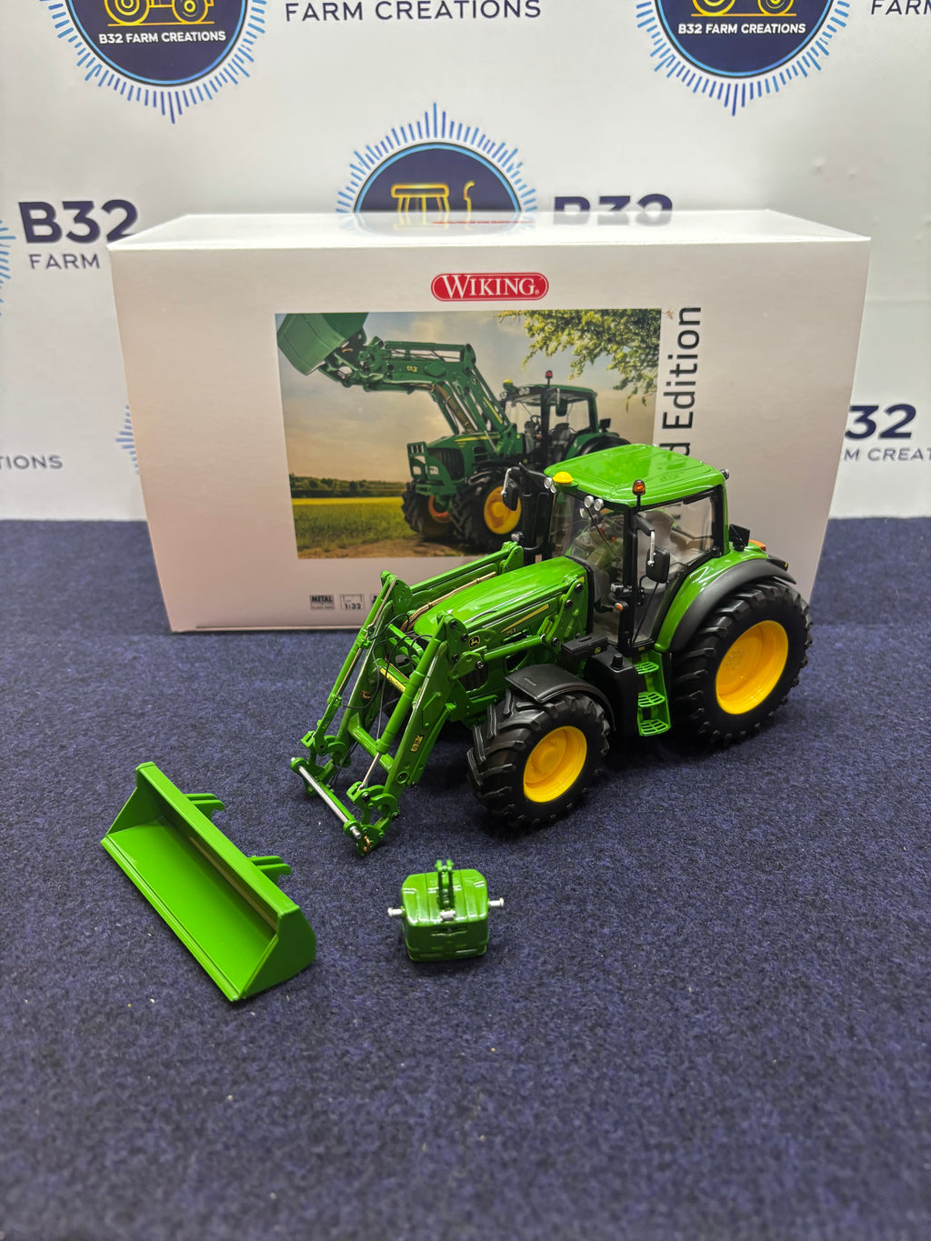 Wiking John Deere 7530 With Front Loader 1:32 Scale Limited Edition