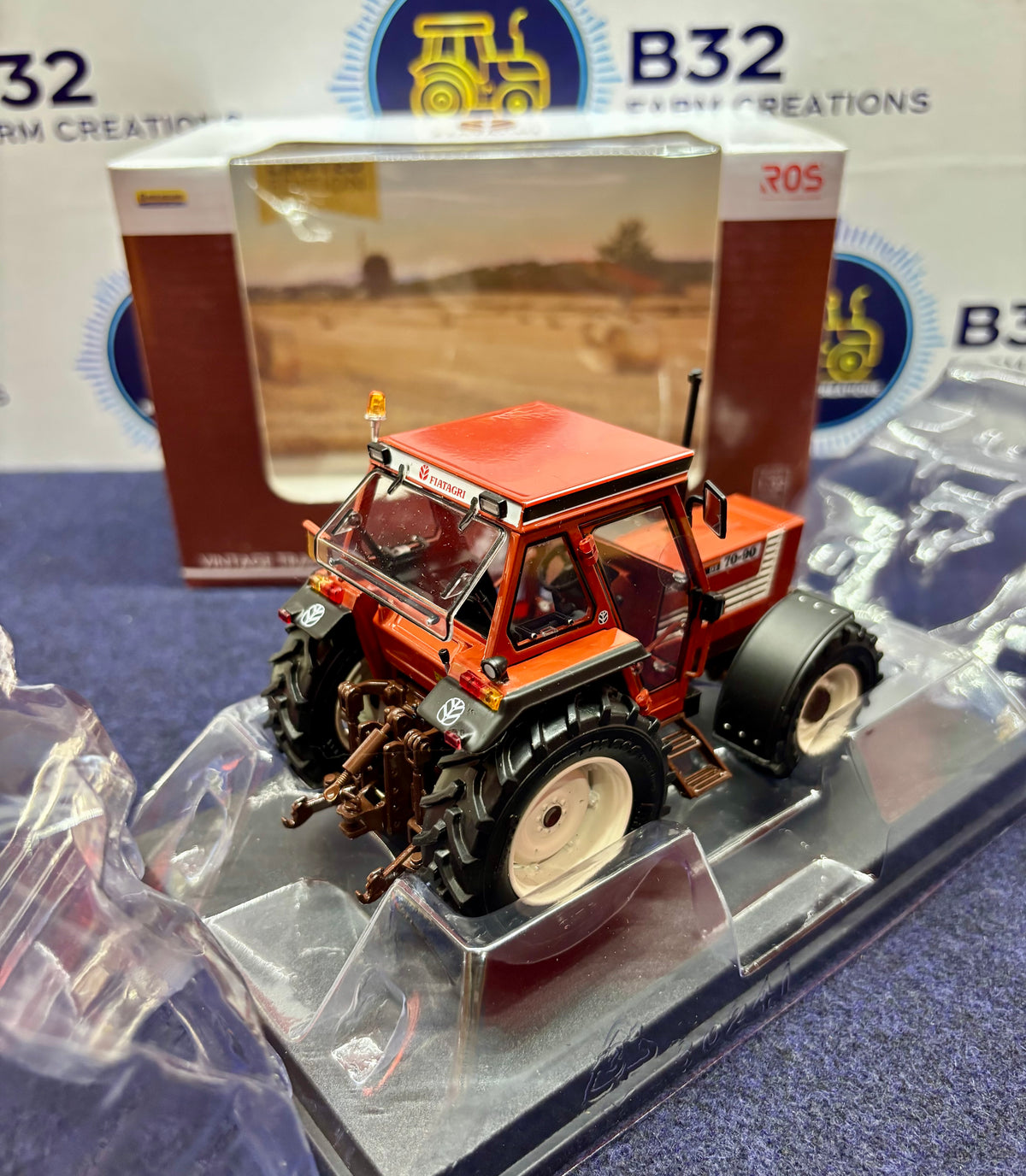 ROS FIat 70-90 SuperComfort Cab 4wd Tractor 1:32 Scale