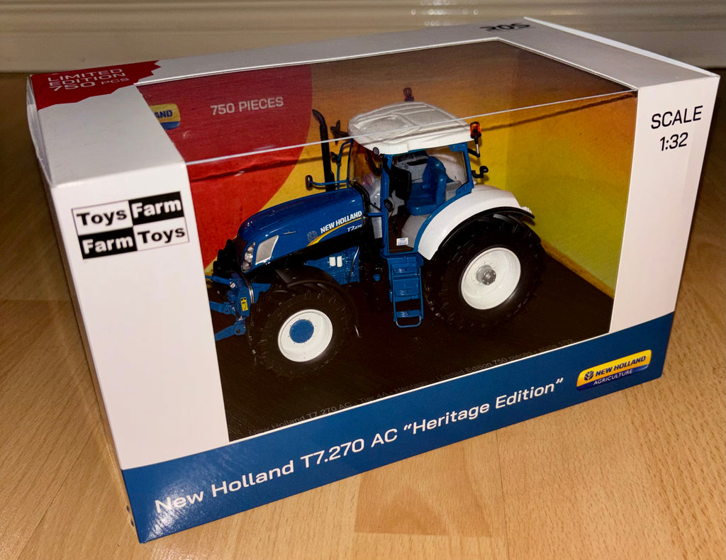 ROS 1:32 SCALE NEW HOLLAND T7.270 AC HERITAGE BLUE TRACTOR