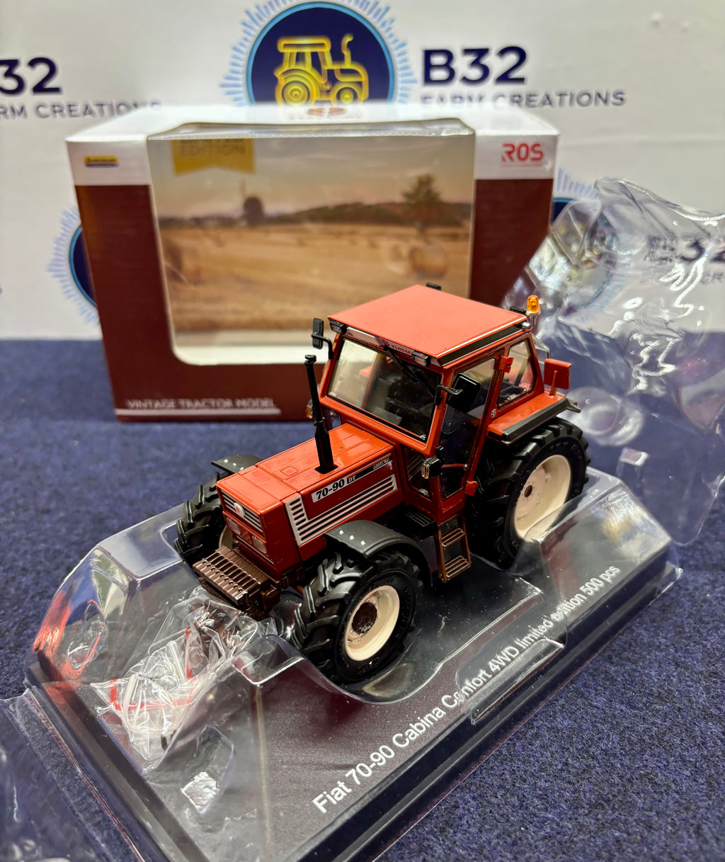 ROS FIat 70-90 SuperComfort Cab 4wd Tractor 1:32 Scale