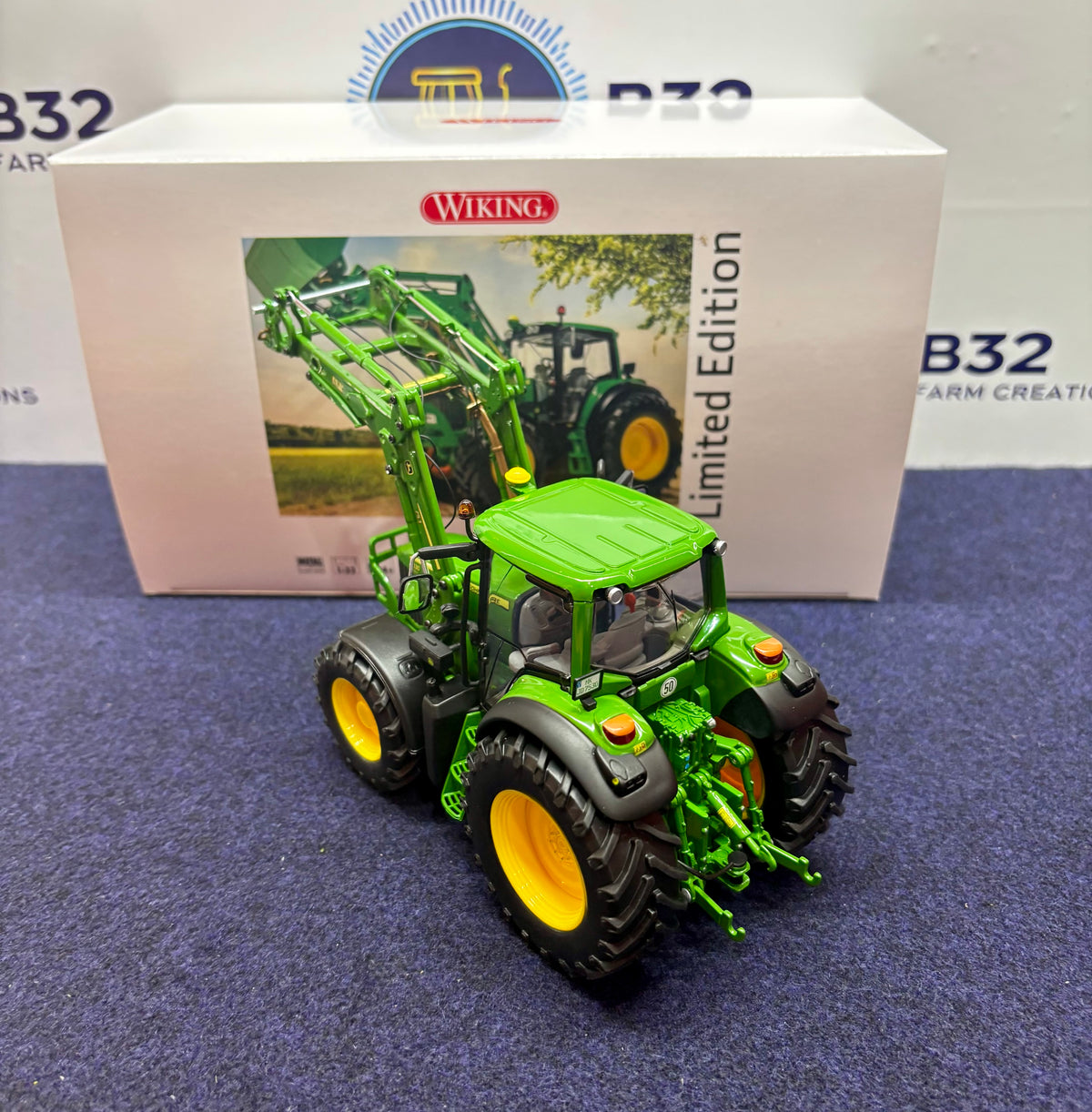 Wiking John Deere 7530 With Front Loader 1:32 Scale Limited Edition