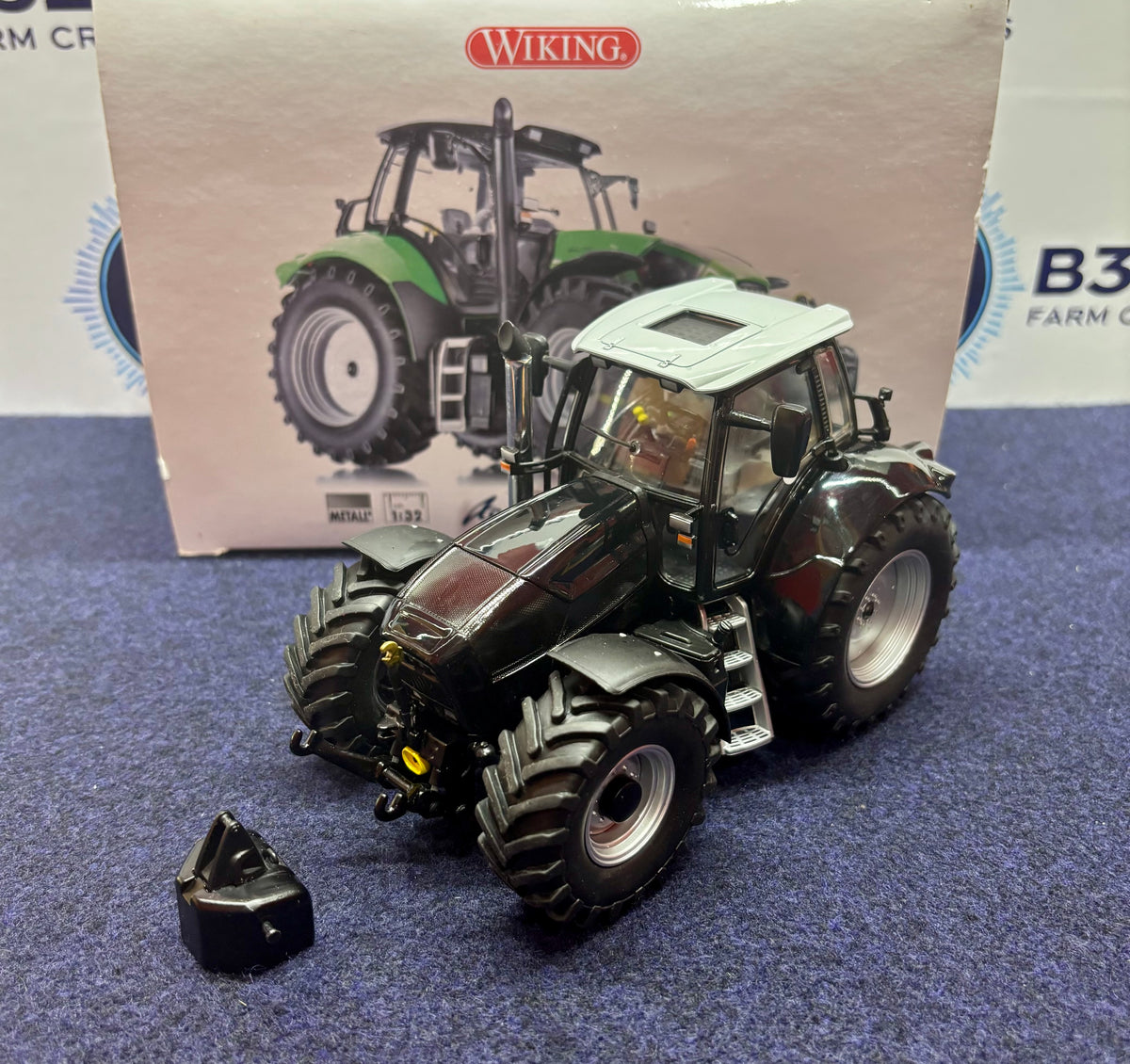 Universal Hobbies Deutz Agrotron TTV 630 1:32 Scale - Custom Painted Black