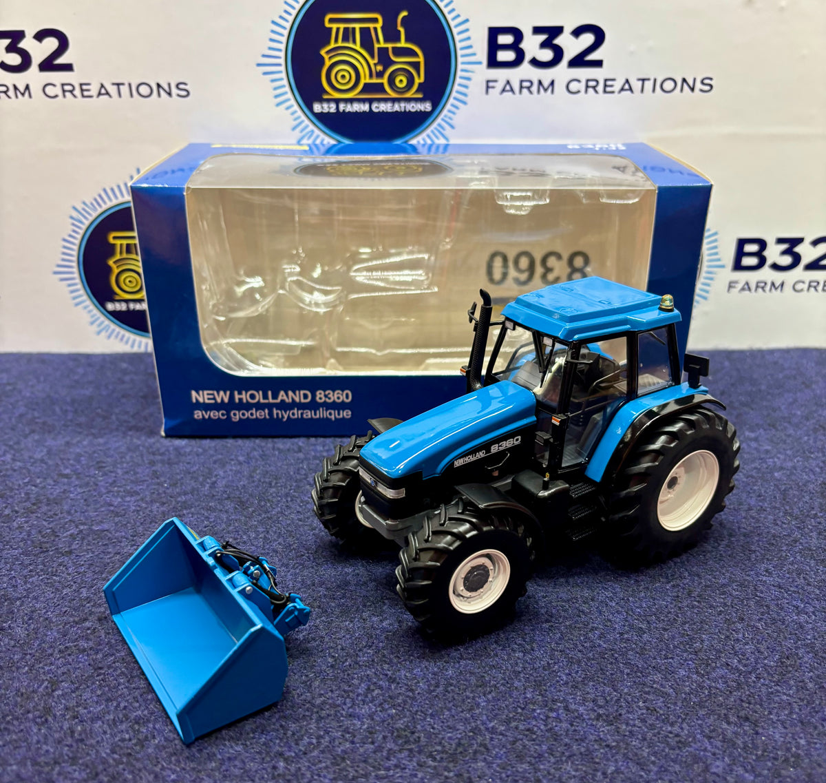Replicagri New Holland 8360 Tractor And Linkbox In 1:32 Scale