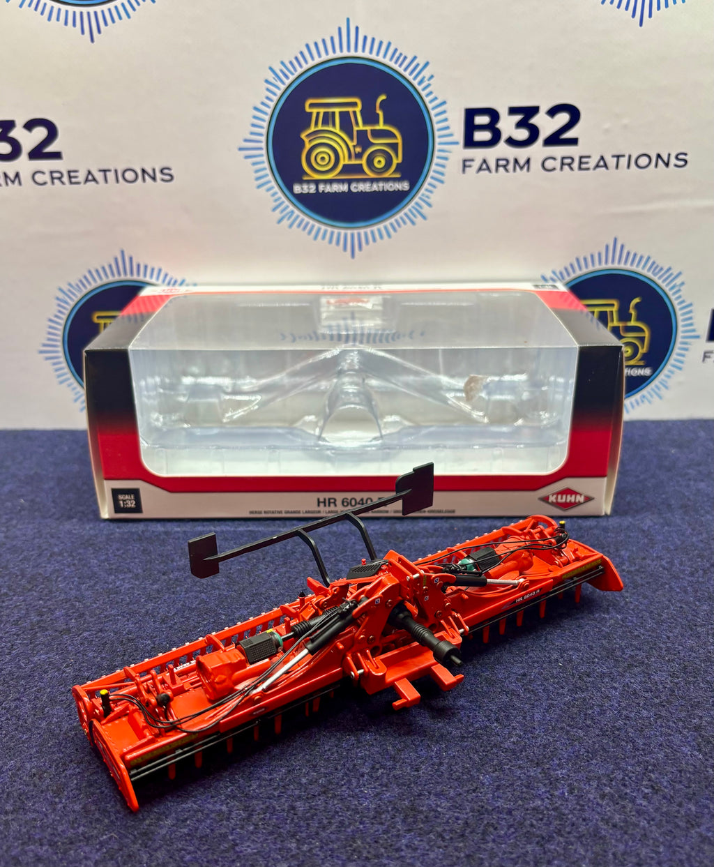 REPLICAGRI 1:32 SCALE KUHN HR 6040 R POWER HARROW