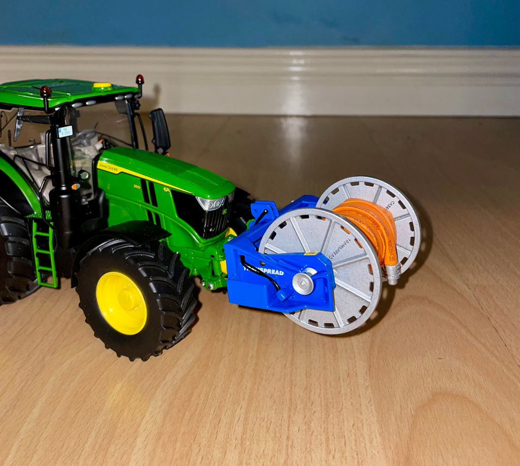 Scratch Built 1000m tramspread Dropout Front Reeler 1:32 Scale