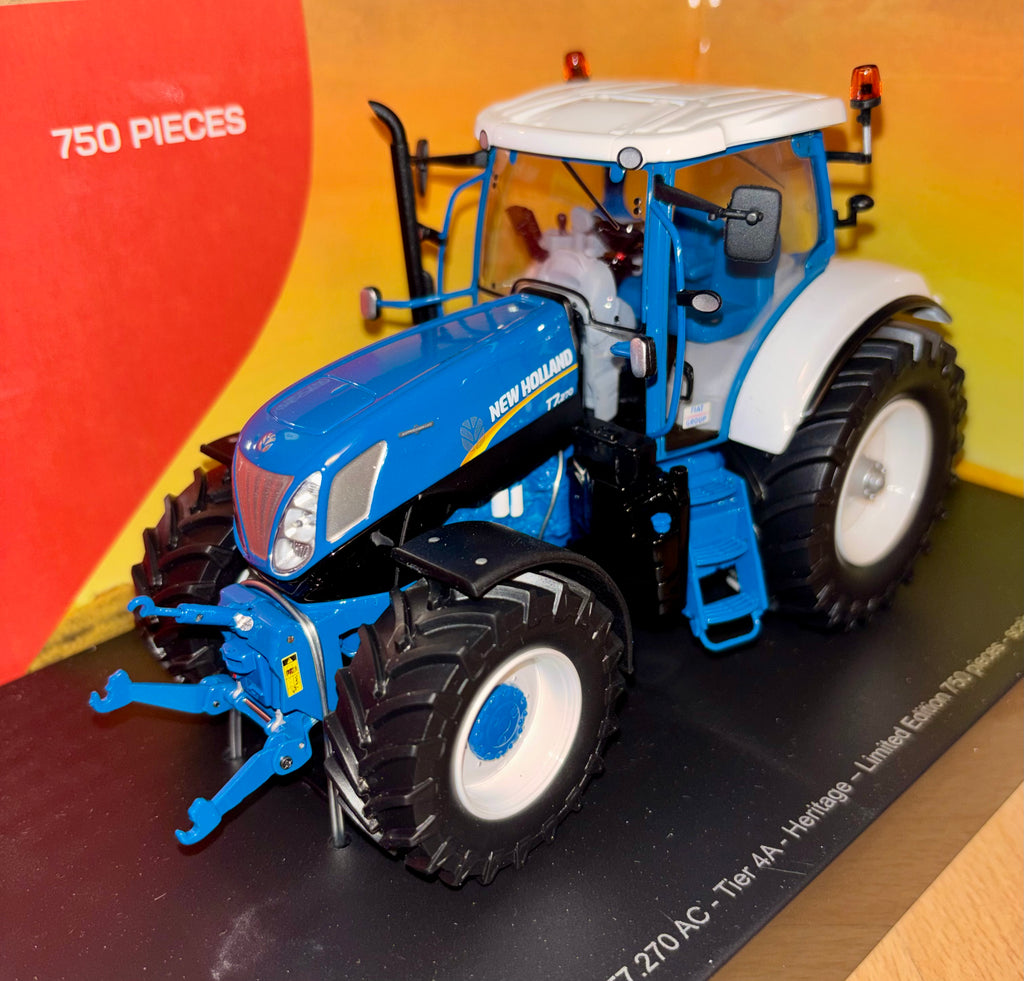 ROS 1:32 SCALE NEW HOLLAND T7.270 AC HERITAGE BLUE TRACTOR